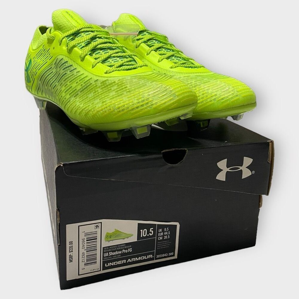 Under Armour Shadow Pro FG Soccer Cleats Carbon Fiber 3025643-300 Mens size 10.5